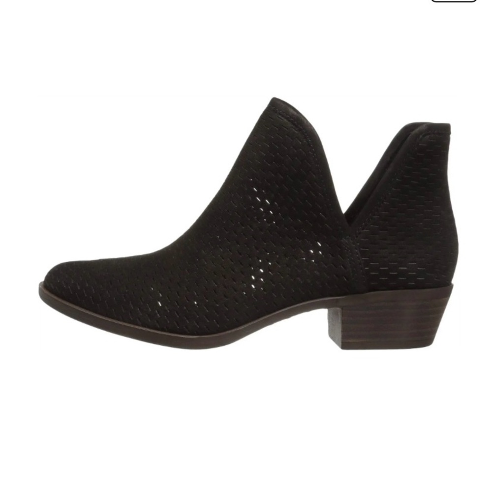 Lucky Brand Baley Bootie in perforated leather